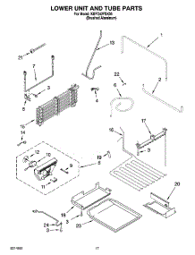 10 - Lower Unit And Tube Parts parts for Kitchenaid Refrigerator KBFO42FSX00 from AppliancePartsPros.com