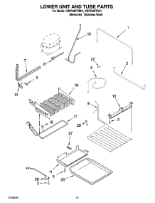 09 - Lower Unit And Tube Parts parts for Kitchenaid Refrigerator KBRV36FPM01 from AppliancePartsPros.com