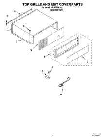 03 - Top Grille And Unit Cover Parts parts for Kitchenaid Refrigerator KBLP36FMS02 from AppliancePartsPros.com