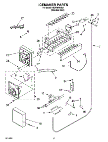 10 - Icemaker Parts parts for Kitchenaid Refrigerator KBLP36FMS02 from AppliancePartsPros.com