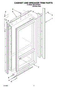 02 - Cabinet And Breaker Trim Parts parts for Kitchenaid Refrigerator KBLC36FMS02 from AppliancePartsPros.com