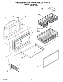06 - Freezer Door And Basket Parts parts for Kitchenaid Refrigerator KBRC36FMS02 from AppliancePartsPros.com