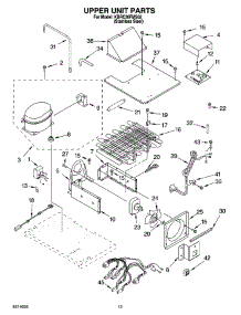 08 - Upper Unit Parts parts for Kitchenaid Refrigerator KBRC36FMS02 from AppliancePartsPros.com