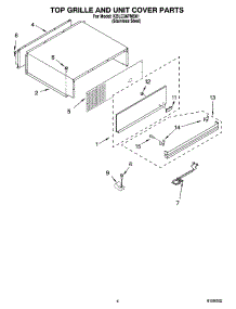 03 - Top Grille And Unit Cover Parts parts for Kitchenaid Refrigerator KBLC36FMS01 from AppliancePartsPros.com