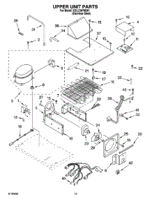 08 - Upper Unit Parts parts for Kitchenaid Refrigerator KBLC36FMS01 from AppliancePartsPros.com