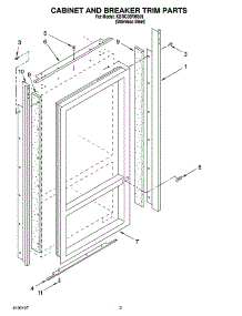 02 - Cabinet And Breaker Trim Parts parts for Kitchenaid Refrigerator KBRC36FMS01 from AppliancePartsPros.com