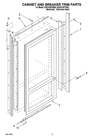02 - Cabinet And Breaker Trim Parts parts for Kitchenaid Refrigerator KBRV36FPM02 from AppliancePartsPros.com