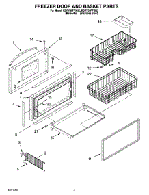 06 - Freezer Door And Basket Parts parts for Kitchenaid Refrigerator KBRV36FPM02 from AppliancePartsPros.com