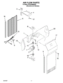 07 - Air Flow Parts parts for Kitchenaid Refrigerator KSCS25MSMS00 from AppliancePartsPros.com