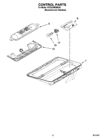08 - Control Parts parts for Kitchenaid Refrigerator KSCS25MSMS00 from AppliancePartsPros.com