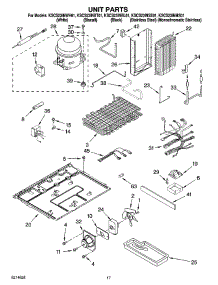 11 - Unit Parts parts for Kitchenaid Refrigerator KSCS23INSS01 from AppliancePartsPros.com