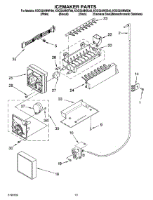12 - Icemaker Parts, Optional Parts (Not Included) parts for Kitchenaid Refrigerator KSCS23INSS00 from AppliancePartsPros.com