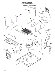 04 - Unit Parts parts for Kitchenaid Ingredient Center KDDO27TRX00 from AppliancePartsPros.com
