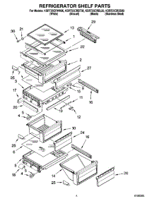 03 - Refrigerator Shelf Parts parts for Kitchenaid Refrigerator KSRT25CRWH00 from AppliancePartsPros.com