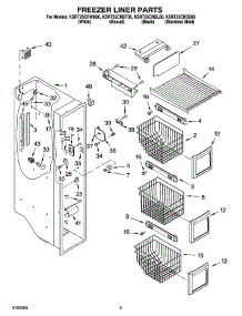 04 - Freezer Liner Parts parts for Kitchenaid Refrigerator KSRT25CRBT00 from AppliancePartsPros.com