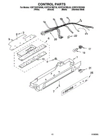 10 - Control Parts parts for Kitchenaid Refrigerator KSRT25CRBT00 from AppliancePartsPros.com