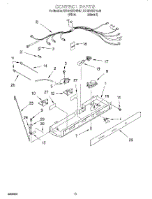 09 - Control, Lit / Optional parts for Kitchenaid Refrigerator KSRP22KFWH01 from AppliancePartsPros.com