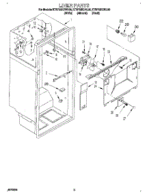 02 - Liner parts for Kitchenaid Refrigerator KTRP22KDWH00 from AppliancePartsPros.com
