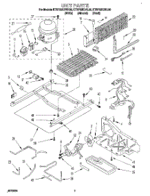 05 - Unit parts for Kitchenaid Refrigerator KTRP22KDWH00 from AppliancePartsPros.com