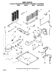 05 - Unit Parts parts for Kitchenaid Refrigerator KTRC22EMWH03 from AppliancePartsPros.com