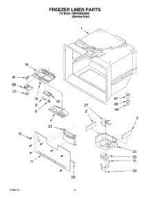 02 - Freezer Liner Parts parts for Kitchenaid Refrigerator KBRP20ELSS00 from AppliancePartsPros.com