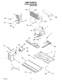 05 - Unit Parts parts for Kitchenaid Refrigerator KBRP20ELSS00 from AppliancePartsPros.com