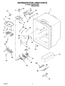 03 - Refrigerator Liner Parts parts for Kitchenaid Refrigerator KBRP20ELSS01 from AppliancePartsPros.com