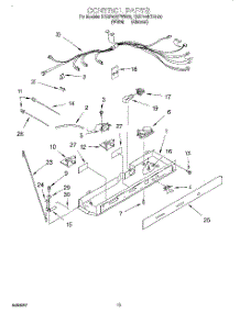 09 - Control, Lit / Optional parts for Kitchenaid Refrigerator KSRP22KFWH00 from AppliancePartsPros.com