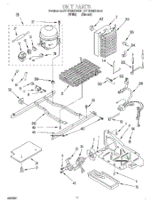 08 - Unit parts for Kitchenaid Refrigerator KSRP22KDWH01 from AppliancePartsPros.com