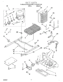 08 - Unit parts for Kitchenaid Refrigerator KSRP22KFAL01 from AppliancePartsPros.com