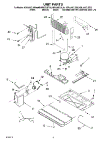 05 - Unit Parts parts for Kitchenaid Refrigerator KBLA20ELSS00 from AppliancePartsPros.com