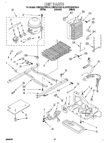 11 - Unit parts for Kitchenaid Refrigerator KSRP25QDWH02 from AppliancePartsPros.com