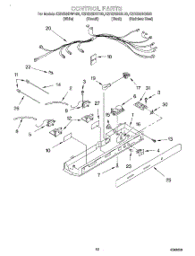 10 - Control parts for Kitchenaid Refrigerator KSRS25IHWH00 from AppliancePartsPros.com