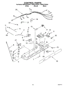 10 - Control parts for Kitchenaid Refrigerator KSRG27FKWH01 from AppliancePartsPros.com