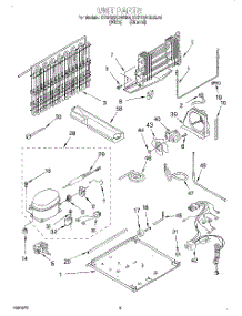 05 - Unit parts for Kitchenaid Refrigerator KTRP20KDWH04 from AppliancePartsPros.com