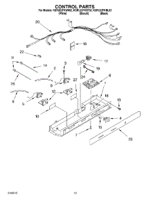 11 - Control parts for Kitchenaid Refrigerator KSRU22FKBL02 from AppliancePartsPros.com