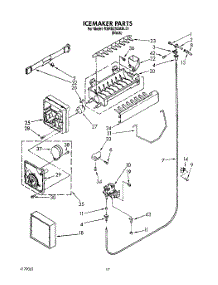 10 - Icemaker parts for Kitchenaid Refrigerator KSRB25QABL01 from AppliancePartsPros.com
