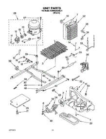 08 - Unit parts for Kitchenaid Refrigerator KSRB22QABL11 from AppliancePartsPros.com