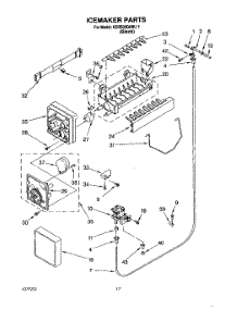 11 - Icemaker parts for Kitchenaid Refrigerator KSRB22QABL11 from AppliancePartsPros.com