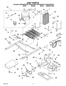 10 - Unit Parts parts for Kitchenaid Refrigerator KSRA22FKBT00 from AppliancePartsPros.com