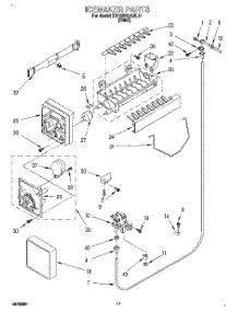 10 - Icemaker parts for Kitchenaid Refrigerator KSRB25QABL11 from AppliancePartsPros.com