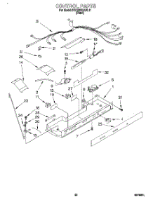 12 - Control parts for Kitchenaid Refrigerator KSRB25QABL11 from AppliancePartsPros.com