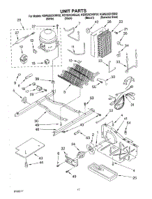 11 - Unit parts for Kitchenaid Refrigerator KSRS25CKSS02 from AppliancePartsPros.com