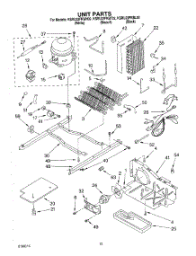 08 - Unit parts for Kitchenaid Refrigerator KSRU22FKBT02 from AppliancePartsPros.com
