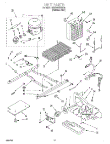 11 - Unit parts for Kitchenaid Refrigerator KSRB25QFSS00 from AppliancePartsPros.com