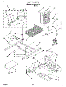 08 - Unit parts for Kitchenaid Refrigerator KSRB22QABL12 from AppliancePartsPros.com