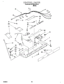 09 - Control parts for Kitchenaid Refrigerator KSRB22QABL12 from AppliancePartsPros.com