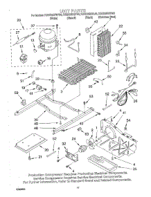 11 - Unit parts for Kitchenaid Refrigerator KSRS25IHBT00 from AppliancePartsPros.com
