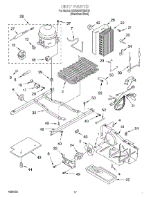 11 - Unit parts for Kitchenaid Refrigerator KSRS25FGSS13 from AppliancePartsPros.com
