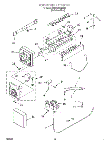 12 - Ice Maker, Optional parts for Kitchenaid Refrigerator KSRS25FGSS13 from AppliancePartsPros.com